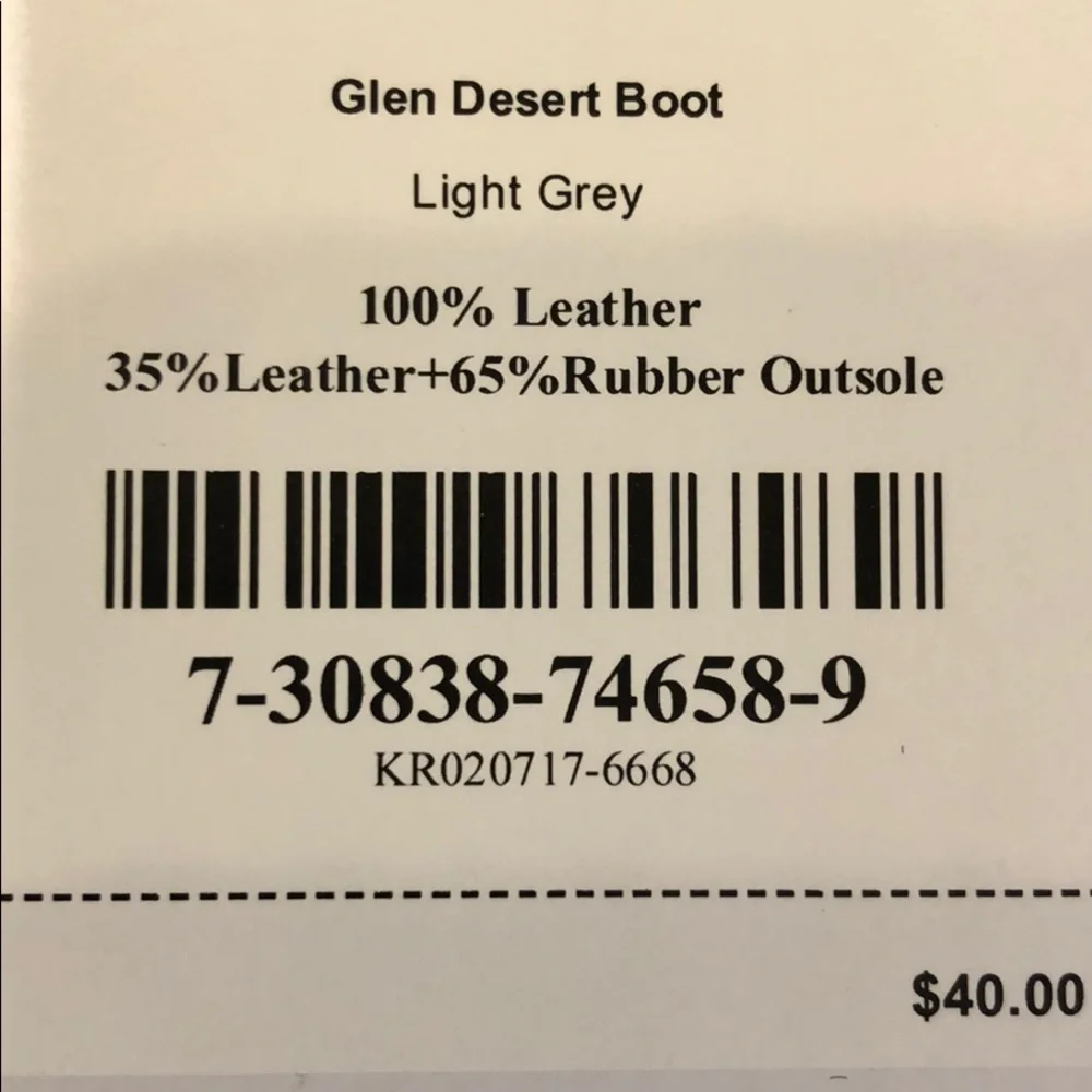 Robeez Mini Shoez Light Grey Boots